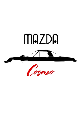 Mazda Cosmo Minimalist Car Poster