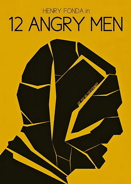 12 Angry Men Minimalist Movie Poster