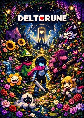 Deltarune Fantasy Garden Adventure