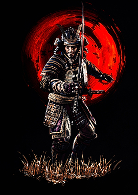 Samurai Warrior with Katana