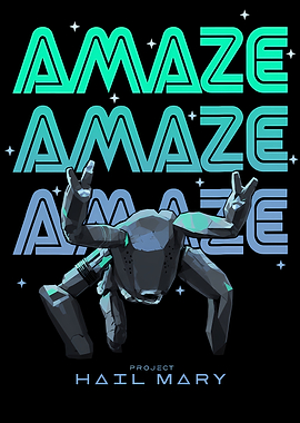 Project Hail Mary Rocky Amaze Poster