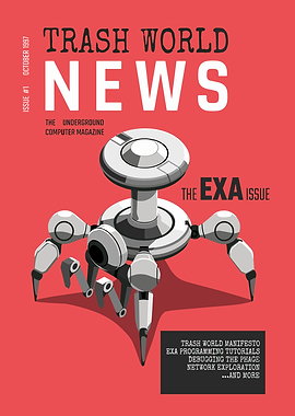 Trash World News Exa Issue Poster