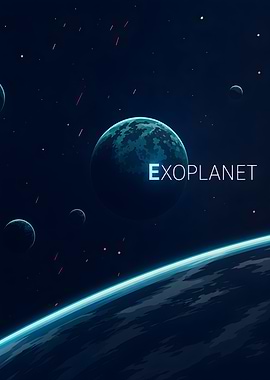 Exoplanet Space Exploration Poster