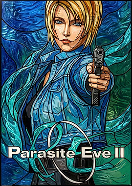 Parasite Eve II Stained Glass Art