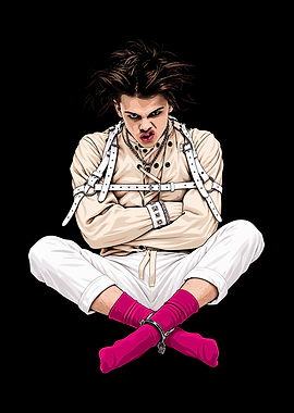 Panic at the Disco in a Straitjacket Illustration