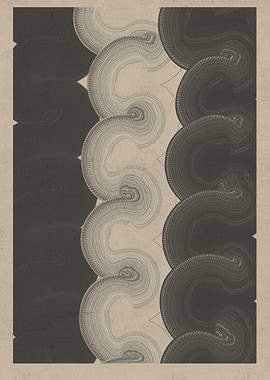 Abstract Wavy Line Pattern
