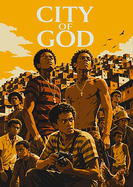 City of God Movie Poster Art