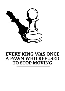 Chess Pawn Casting King Shadow