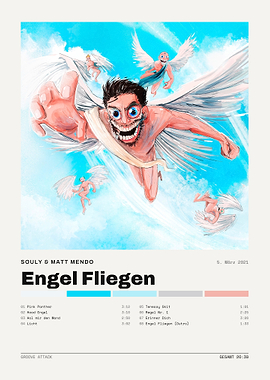 Engel Fliegen Music Album Poster