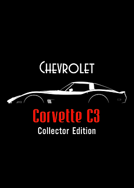 Chevrolet Corvette C3 Collector Edition Poster