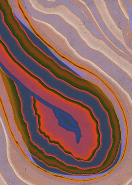 Abstract Swirling Colorful Fluid Art