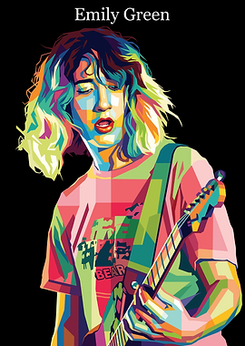 Emily Green Pop Art Portrait
