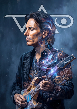 Steve Vai Cosmic Guitar Portrait