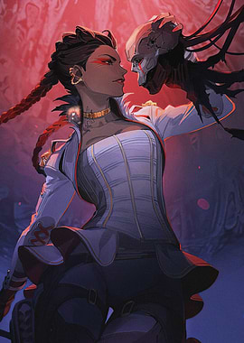 Loba and Revenant Apex Legends Art