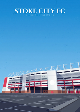Stoke City FC Stadium Poster