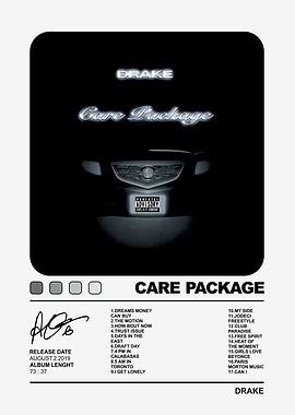 Drake Care Package Album Poster