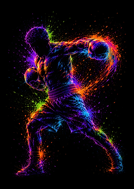 Neon Boxer Power Move