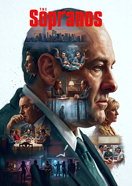 The Sopranos Montage Poster