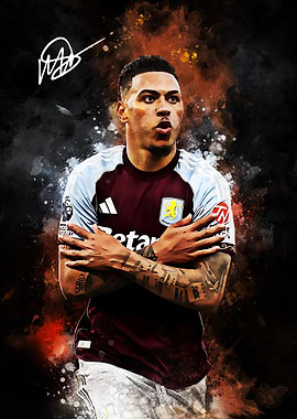 Morgan Rogers Aston Villa Digital Art