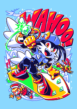 Klonoa Wahoo Snowboarding Adventure