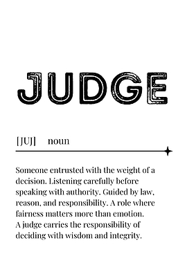 Definition of a Judge