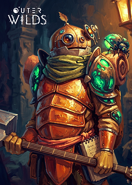 Outer Wilds Hearthian Explorer Art