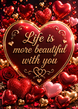 Life is more beautiful with you