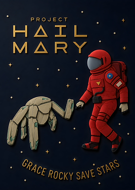 Project Hail Mary Book Poster