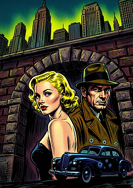 Noir Detective and Femme Fatale