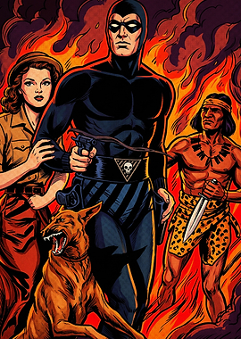 The Phantom Comic Book Cover Art