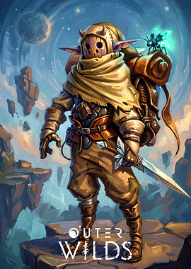 Outer Wilds Hearthian Explorer Illustration