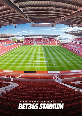 Bet365 Stadium Stoke City Illustration