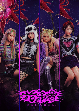 HANABIE. Band Promotional Poster