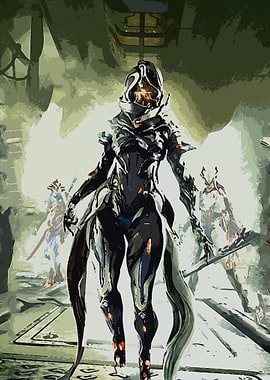 Warframe Digital Art Illustration