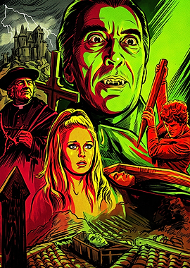 Hammer Horror Dracula Poster Art