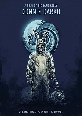 Donnie Darko Movie Cult Classic Minimalist Art