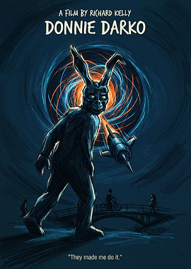 Donnie Darko Movie Sci Fi Thriller Retro Print
