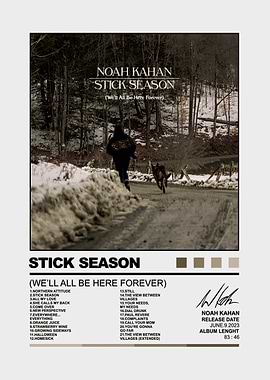 Noah Kahan Stick Season Album Poster