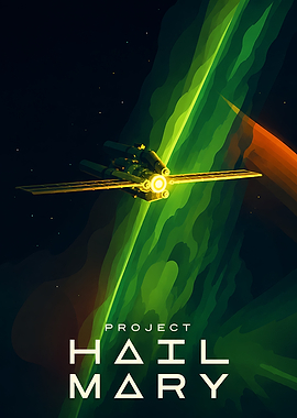 Project Hail Mary Space Poster