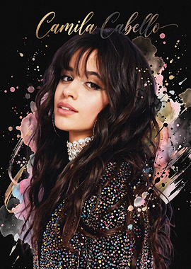 Camila Cabello Portrait Poster