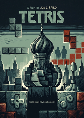 Tetris Movie Biography Drama Retro Print