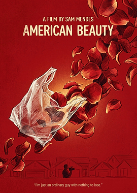 American Beauty Movie Drama Cult Classic Poster