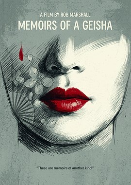Memoirs Of A Geisha Movie Drama Retro Poster