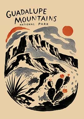 Guadalupe Mountains National Park Poster