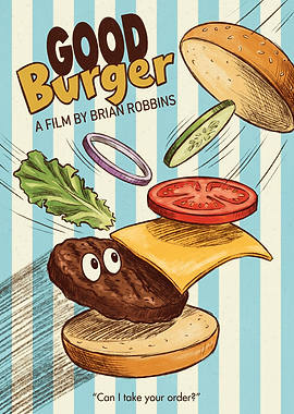 Good Burger Movie Comedy Retro Wall Art