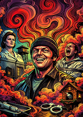 One Flew Over the Cuckoo's Nest Art