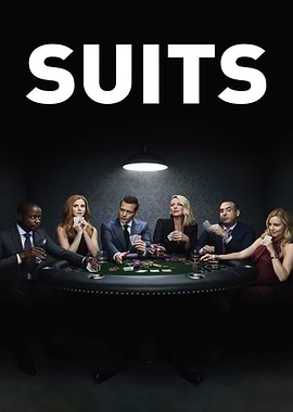 Suits TV Show Poker Poster