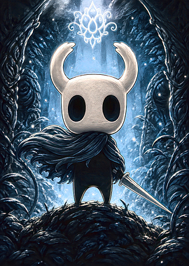 The Knight from Hollow Knight