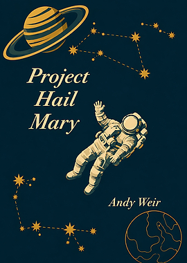 Project Hail Mary Book Cover Art