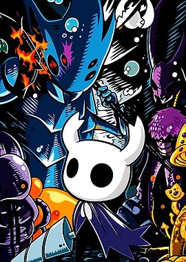Hollow Knight Character Illustration